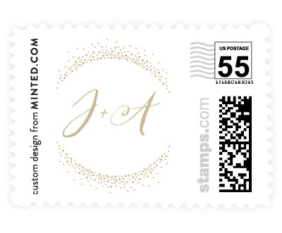 'A Little Sparkle (D)' wedding stamps