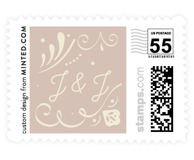 'Sweet Leaves (D)' wedding stamp