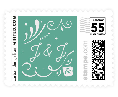 'Sweet Leaves (F)' stamp design