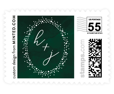 'Tiny Dots (B)' wedding stamps
