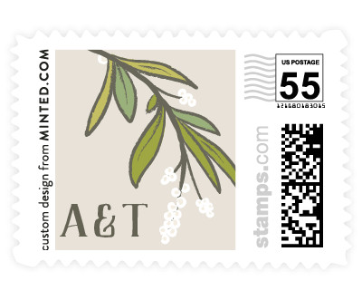 'Rustic Love' postage stamps