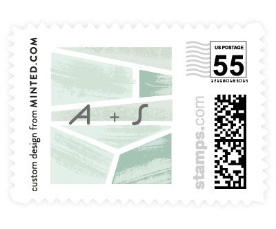'Modern Angles (E)' stamp design