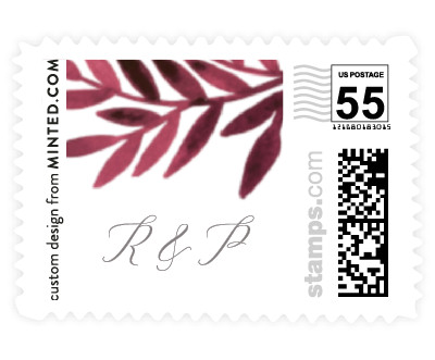'Painted Greenery (C)' stamp design