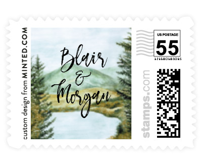 'Into The Woods (B)' wedding stamps