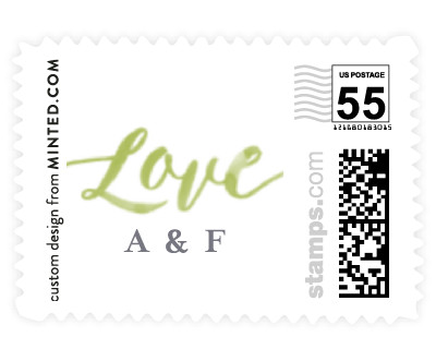 'Love (G)' stamp design