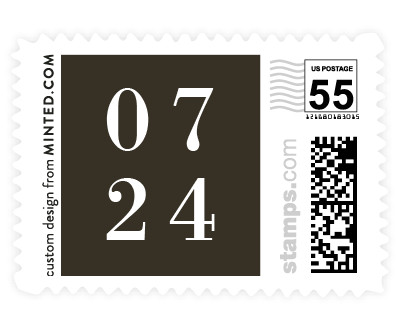 'Stacked Date (B)' stamp