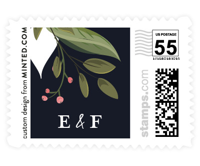'Vines Of Green (C)' wedding postage