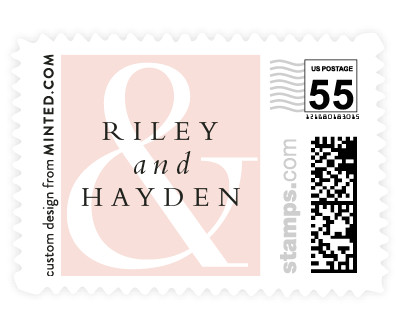 'Over And Over' wedding stamp