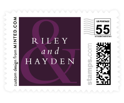 'Over And Over (E)' wedding stamps