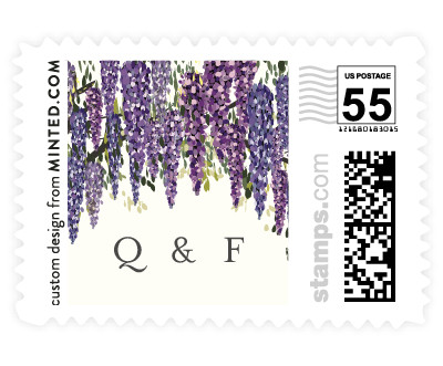 'Wisteria Blooms' postage