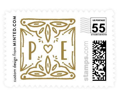 'Ink Detailing Frame (G)' postage stamps