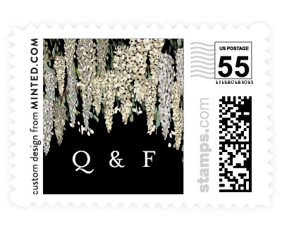 'Wisteria Blooms (E)' wedding postage