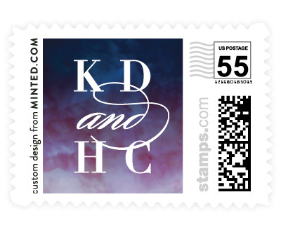 'Indigo Sea (E)' stamp