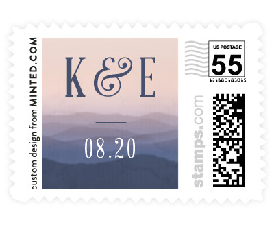 'Misty Mountain Range (C)' postage stamps
