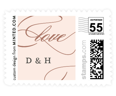 'So In Love (D)' wedding stamps