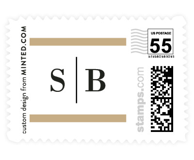 'Classic Monogram' stamp design