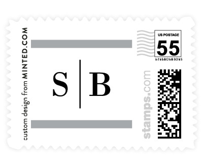 'Classic Monogram (B)' postage stamps
