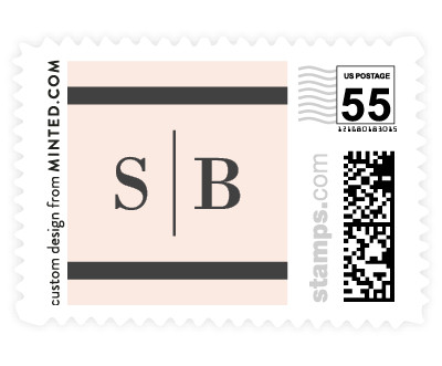 'Classic Monogram (F)' postage stamp