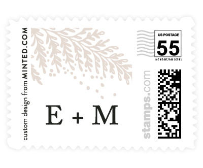 'Fern Frame (B)' wedding stamp