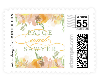 'Big Blooms (F)' postage stamp