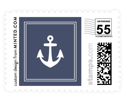 'Down By The Sea' postage stamp