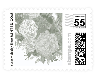 'Floral Feast (D)' stamp design