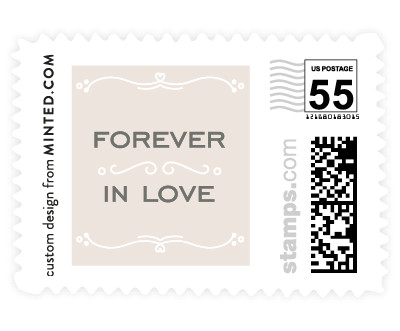 'Art Deco Filigree (B)' postage stamp