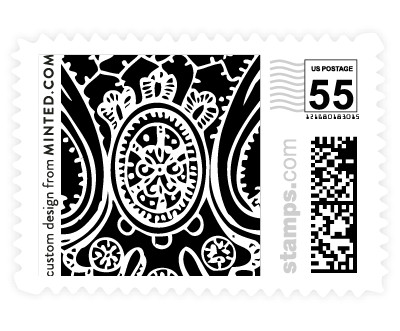 'Spanish Lace (D)' wedding stamps