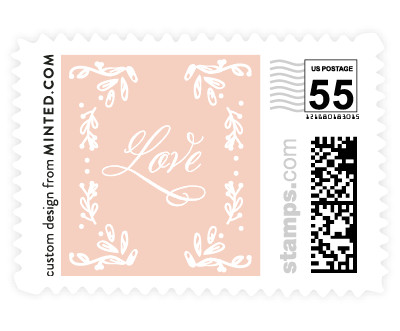 'Tiny Initials (B)' wedding stamp