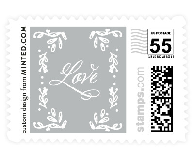 'Tiny Initials (F)' wedding stamps