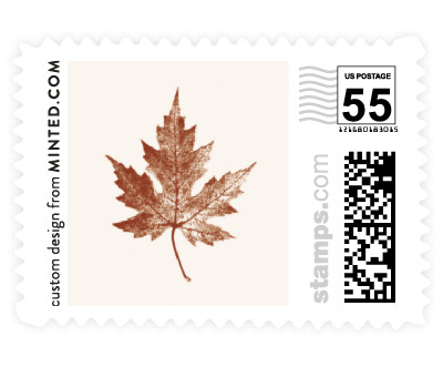 'Leaf Print' postage