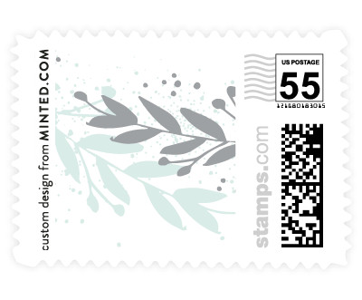 'Gathered Branches (E)' postage stamp