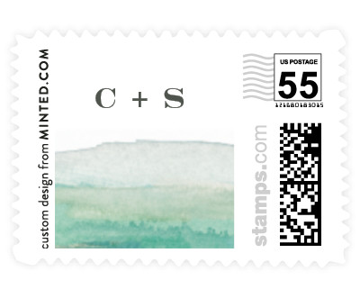 'Painted Desert (E)' postage stamp