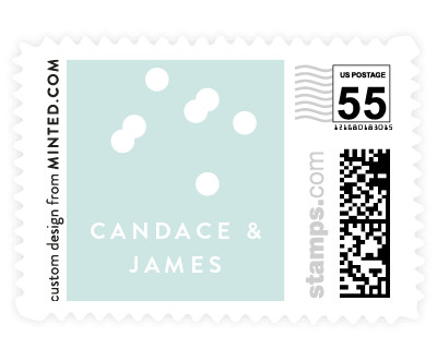 'Confetti Splash (E)' postage stamp