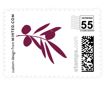 'Simple Olive (C)' stamp design