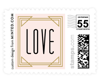 'Framed Deco Elegance (F)' stamp design