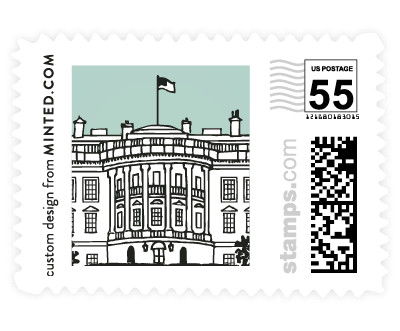 'Big City - Washington DC' wedding stamps