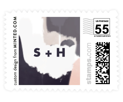 'Artistic Union' wedding postage
