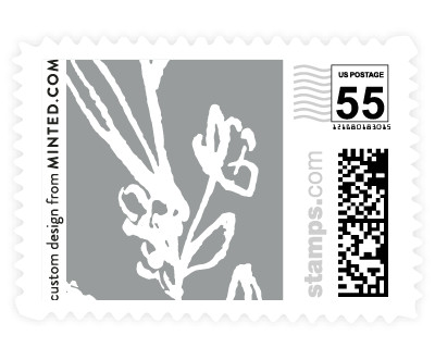 'Metallic Branches (E)' stamp design