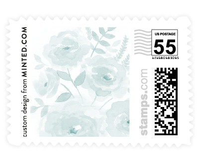 'Watercolor Floral (E)' postage stamps
