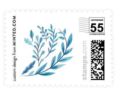 'Forest Wreath (B)' postage stamp