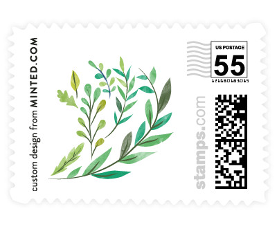 'Forest Wreath (C)' stamp