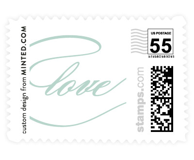 'Flourish (D)' stamp design
