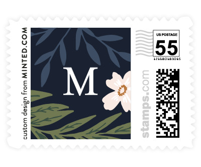 'Floral Edged Frame' wedding stamps