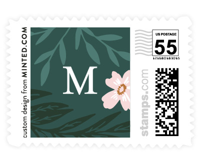 'Floral Edged Frame (D)' postage stamp