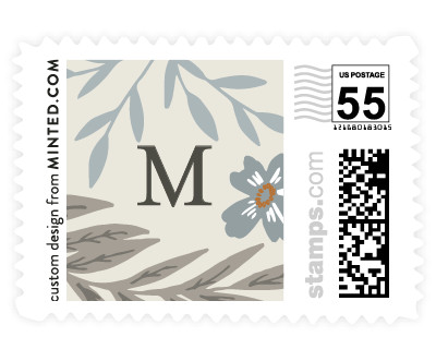 'Floral Edged Frame (E)' stamp