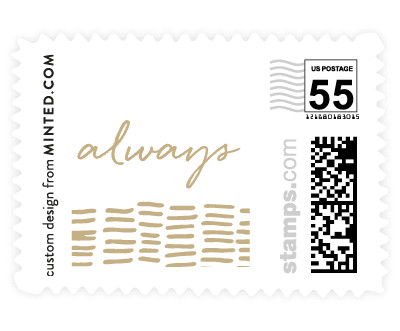 'Layers' wedding stamps