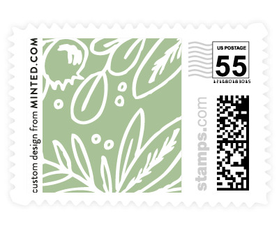 'Floral Stack (F)' postage stamps