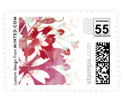 'Enchanting Plum (D)' stamp design