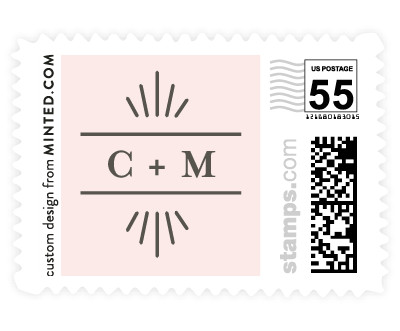 'Spruce (B)' wedding postage